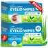 JJ CARE Eyelid Cleaning Wipes 80 PCs, Individually Wrapped Eye Lid Scrubbing Wipes, Moisturizing Eye Wipes for Irritated, Itchy, and Dry Eyes, Hypoallergenic Eye Scrub Cleaning Pads